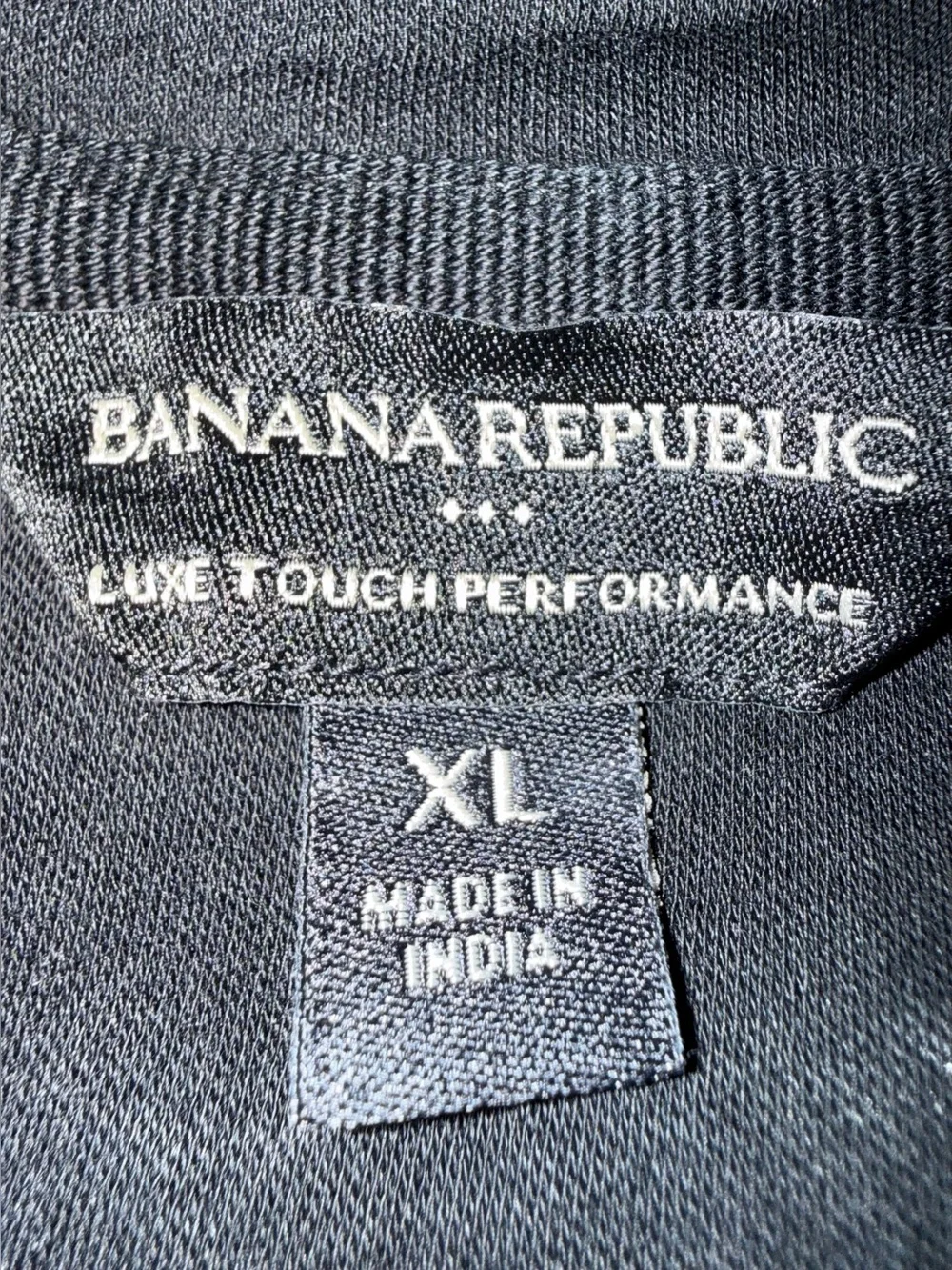 Banana Republic Factory Luxe Touch Performance T-Shirt XL Black